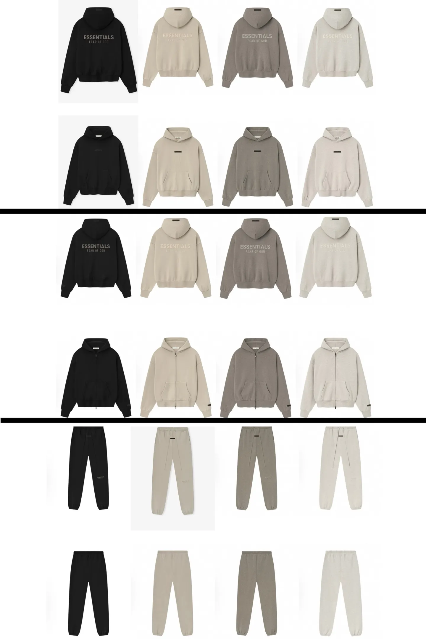 🎀Hot Sale 🎀【 】 118 Fear of God Essentials SS 25 Classic Hoodie Same Style 2025 Size：XS-XL ： Heather Stone Brown TIMBER Homestad Heather